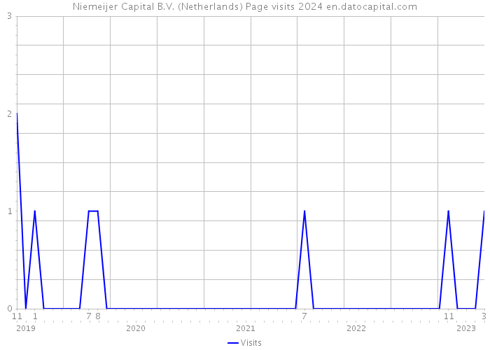 Niemeijer Capital B.V. (Netherlands) Page visits 2024 