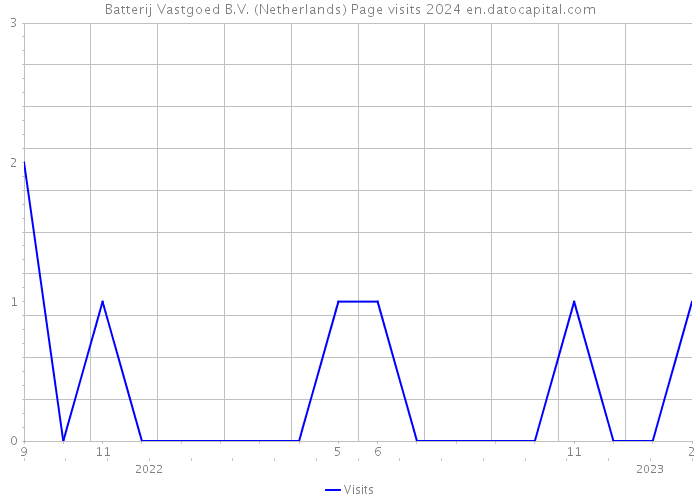 Batterij Vastgoed B.V. (Netherlands) Page visits 2024 