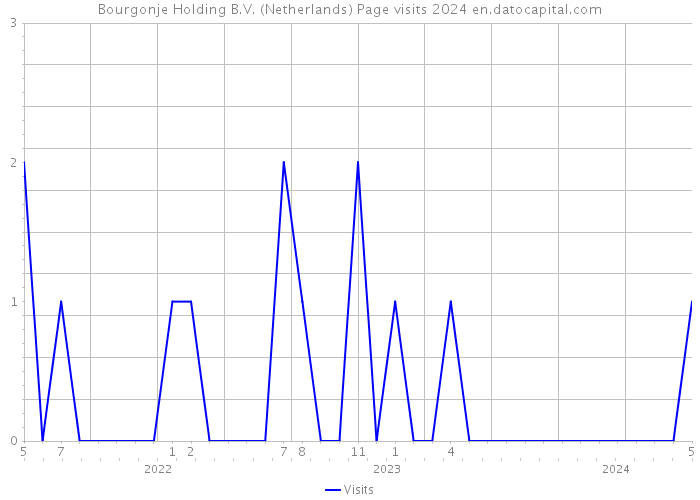 Bourgonje Holding B.V. (Netherlands) Page visits 2024 