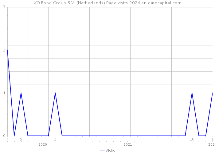 XO Food Group B.V. (Netherlands) Page visits 2024 