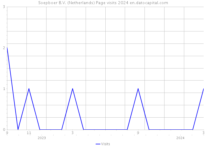 Soepboer B.V. (Netherlands) Page visits 2024 