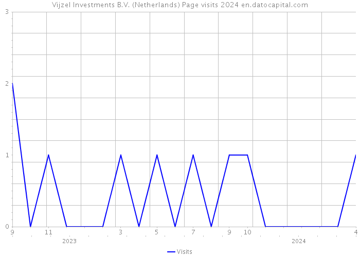 Vijzel Investments B.V. (Netherlands) Page visits 2024 