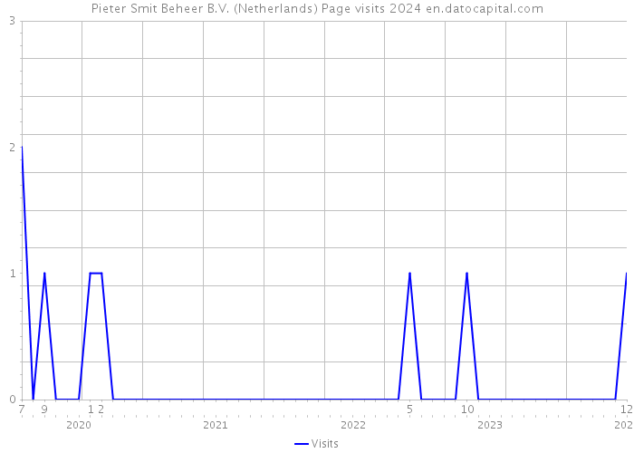 Pieter Smit Beheer B.V. (Netherlands) Page visits 2024 