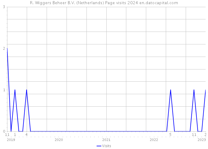 R. Wiggers Beheer B.V. (Netherlands) Page visits 2024 