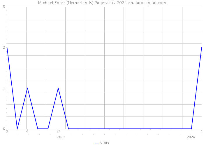 Michael Forer (Netherlands) Page visits 2024 