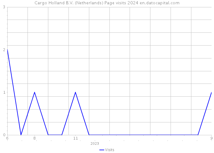 Cargo Holland B.V. (Netherlands) Page visits 2024 