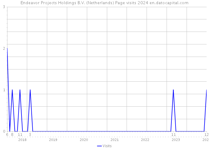 Endeavor Projects Holdings B.V. (Netherlands) Page visits 2024 