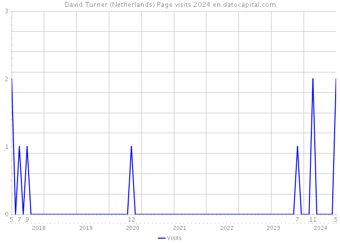 David Turner (Netherlands) Page visits 2024 