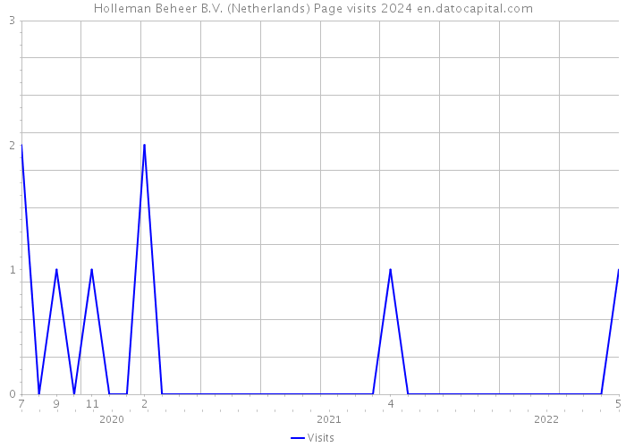 Holleman Beheer B.V. (Netherlands) Page visits 2024 