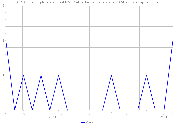 G & G Trading International B.V. (Netherlands) Page visits 2024 