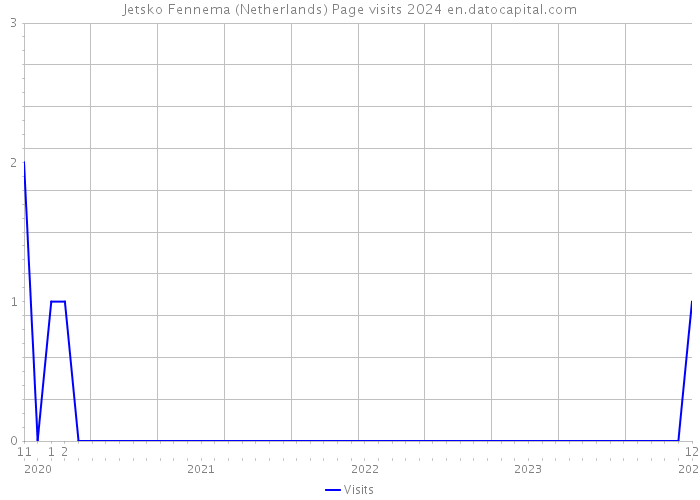 Jetsko Fennema (Netherlands) Page visits 2024 