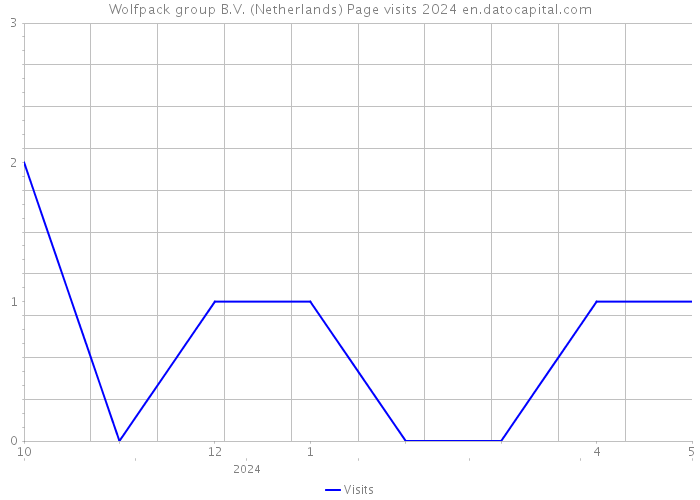 Wolfpack group B.V. (Netherlands) Page visits 2024 