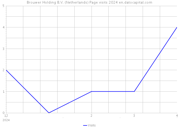 Brouwer Holding B.V. (Netherlands) Page visits 2024 