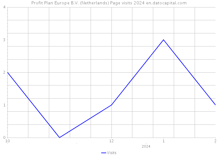 Profit Plan Europe B.V. (Netherlands) Page visits 2024 