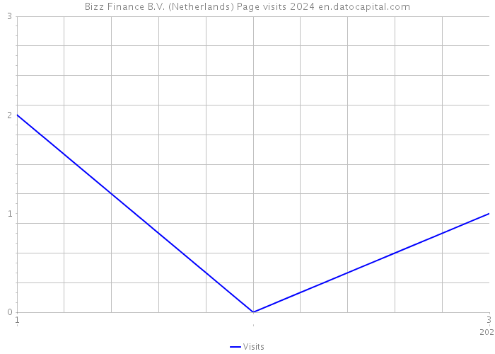 Bizz Finance B.V. (Netherlands) Page visits 2024 