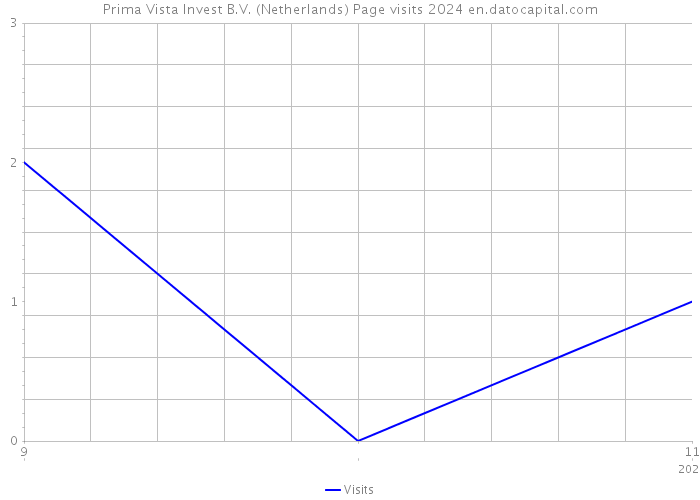 Prima Vista Invest B.V. (Netherlands) Page visits 2024 