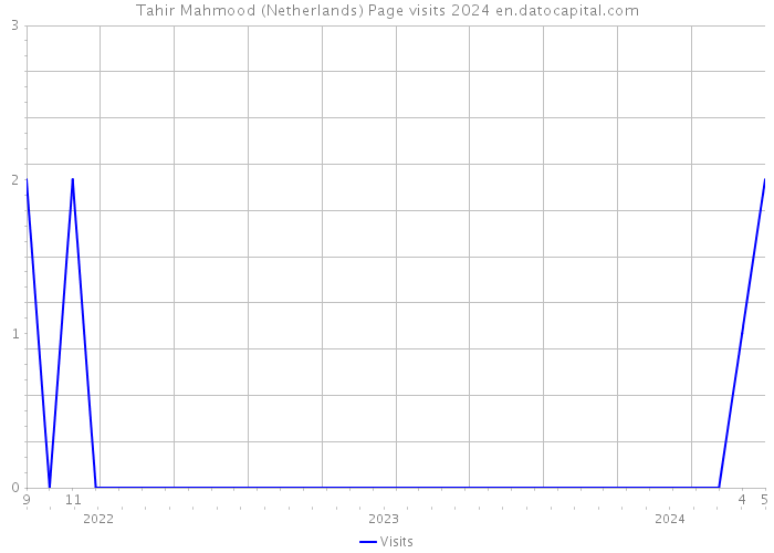 Tahir Mahmood (Netherlands) Page visits 2024 