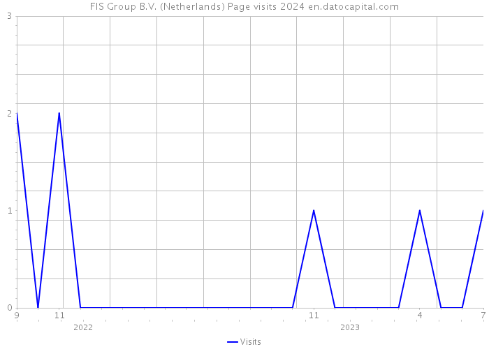 FIS Group B.V. (Netherlands) Page visits 2024 
