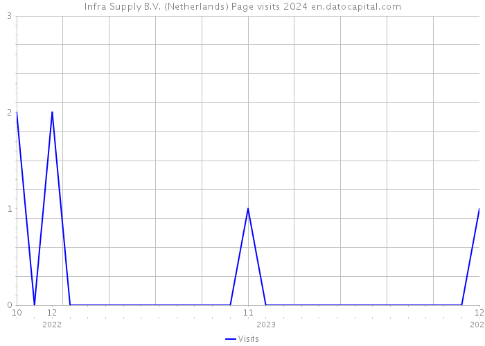 Infra Supply B.V. (Netherlands) Page visits 2024 