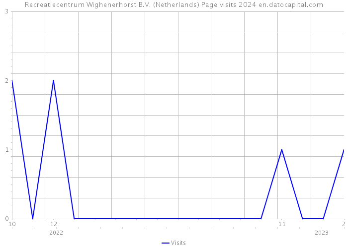 Recreatiecentrum Wighenerhorst B.V. (Netherlands) Page visits 2024 