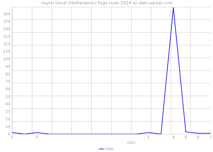 Veysel Ünsal (Netherlands) Page visits 2024 