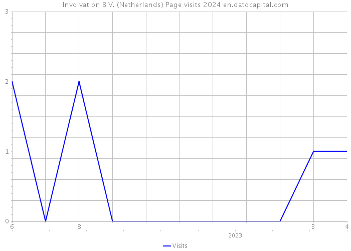 Involvation B.V. (Netherlands) Page visits 2024 