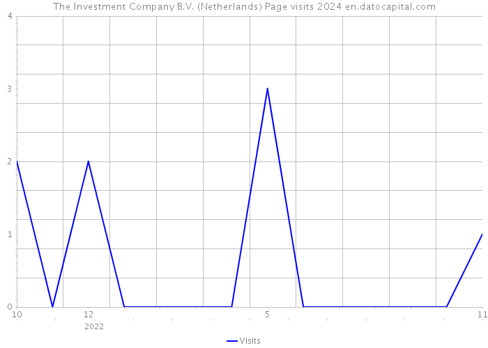 The Investment Company B.V. (Netherlands) Page visits 2024 