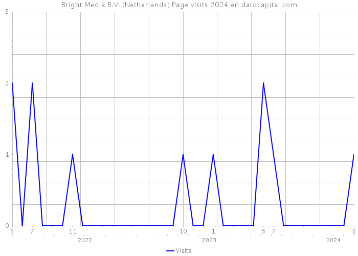 Bright Media B.V. (Netherlands) Page visits 2024 