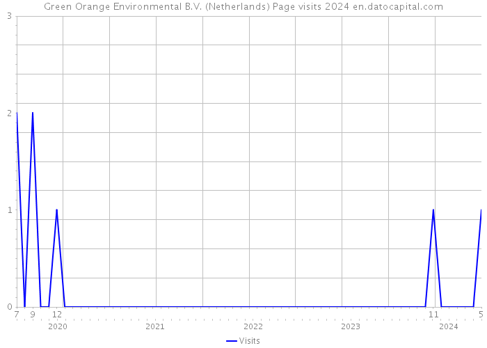 Green Orange Environmental B.V. (Netherlands) Page visits 2024 
