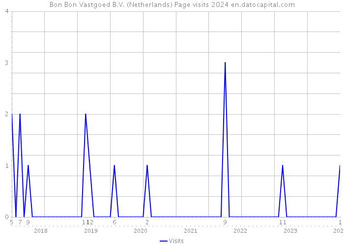 Bon Bon Vastgoed B.V. (Netherlands) Page visits 2024 