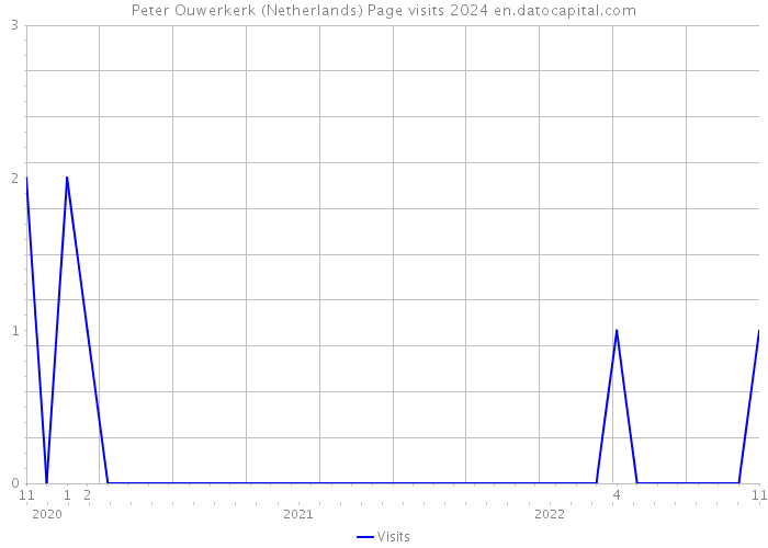 Peter Ouwerkerk (Netherlands) Page visits 2024 