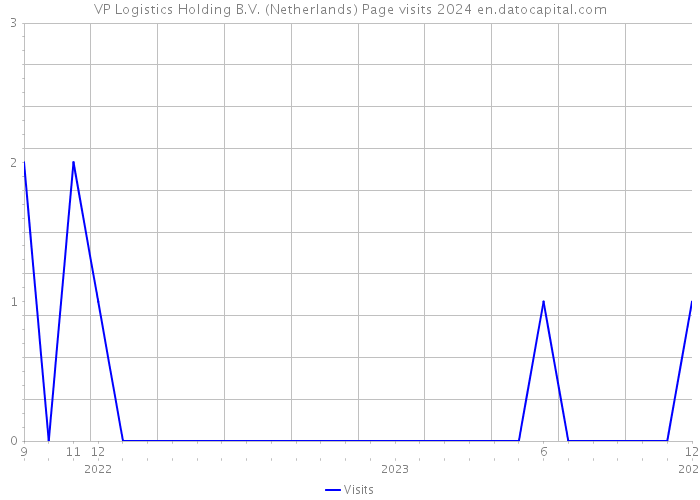 VP Logistics Holding B.V. (Netherlands) Page visits 2024 