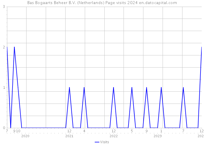 Bas Bogaarts Beheer B.V. (Netherlands) Page visits 2024 