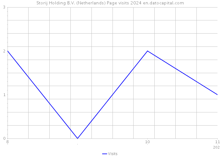 Storij Holding B.V. (Netherlands) Page visits 2024 
