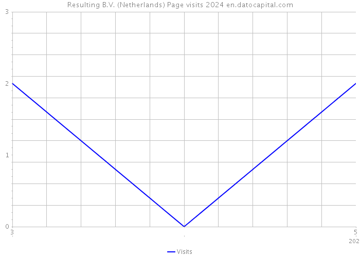 Resulting B.V. (Netherlands) Page visits 2024 