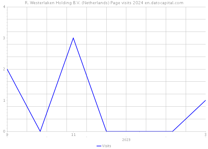 R. Westerlaken Holding B.V. (Netherlands) Page visits 2024 