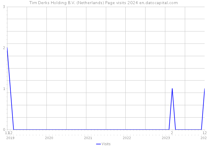 Tim Derks Holding B.V. (Netherlands) Page visits 2024 