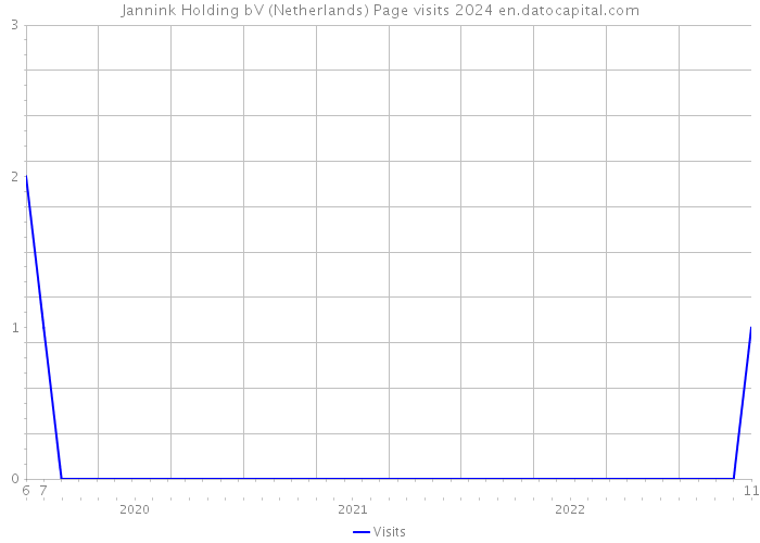 Jannink Holding bV (Netherlands) Page visits 2024 
