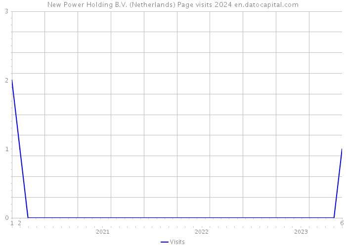 New Power Holding B.V. (Netherlands) Page visits 2024 