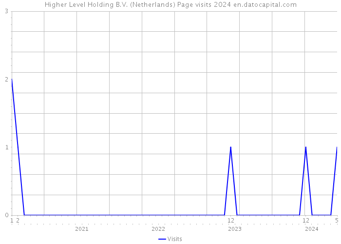 Higher Level Holding B.V. (Netherlands) Page visits 2024 