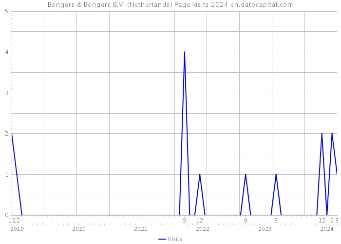 Bongers & Bongers B.V. (Netherlands) Page visits 2024 