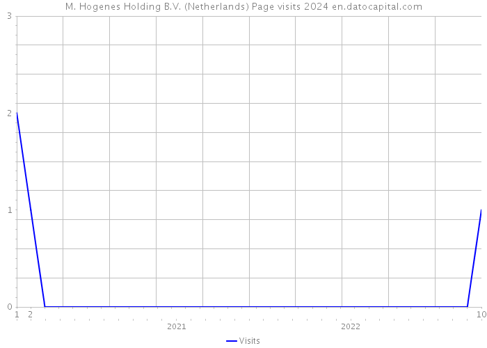 M. Hogenes Holding B.V. (Netherlands) Page visits 2024 