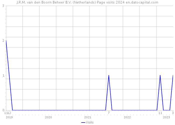 J.R.M. van den Boorn Beheer B.V. (Netherlands) Page visits 2024 