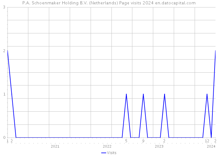 P.A. Schoenmaker Holding B.V. (Netherlands) Page visits 2024 
