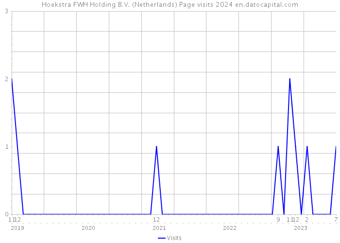 Hoekstra FWH Holding B.V. (Netherlands) Page visits 2024 