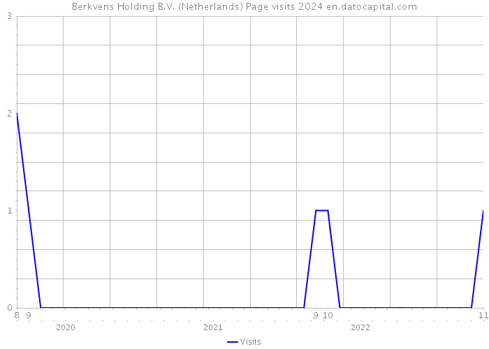 Berkvens Holding B.V. (Netherlands) Page visits 2024 