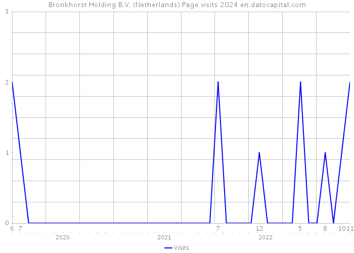 Bronkhorst Holding B.V. (Netherlands) Page visits 2024 