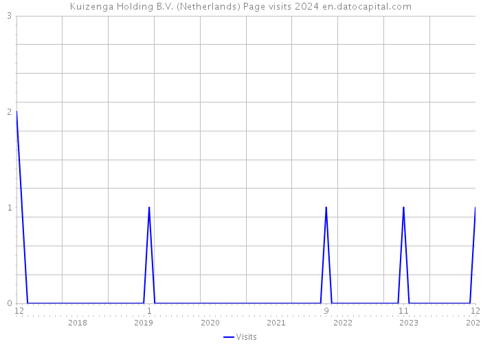 Kuizenga Holding B.V. (Netherlands) Page visits 2024 