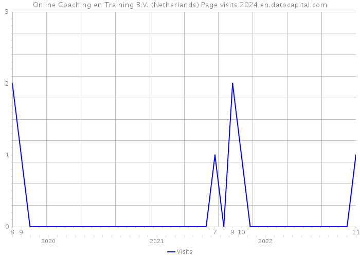 Online Coaching en Training B.V. (Netherlands) Page visits 2024 
