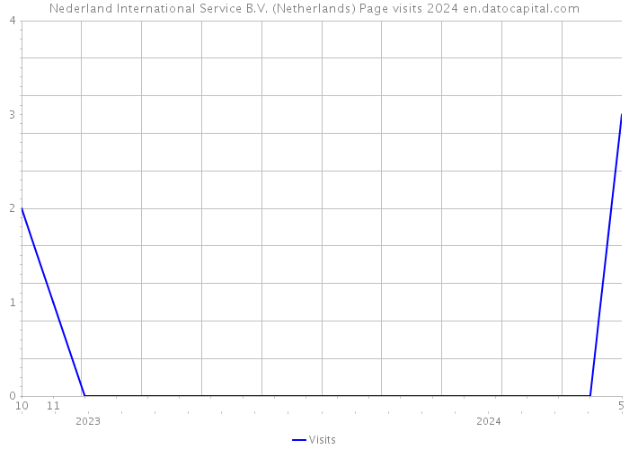 Nederland International Service B.V. (Netherlands) Page visits 2024 